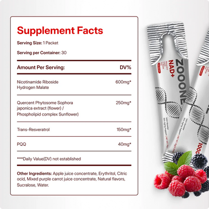 NAD+ Berry Flavor Drink Mix
